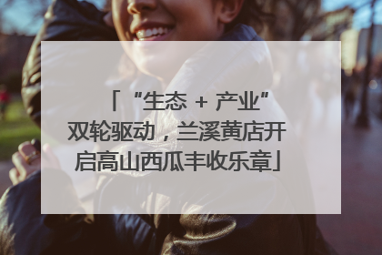 “生态 + 产业”双轮驱动，兰溪黄店开启高山西瓜丰收乐章