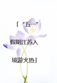 “五一”假期江苏入境游火热