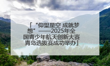 “仰望星空 成就梦想”——2025年全国青少年航天创新大赛青岛选拔赛成功举办