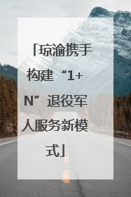 琼渝携手构建“1+N”退役军人服务新模式