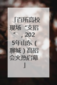 百所高校现场“支招”，2025年山东（聊城）高招会火热启幕