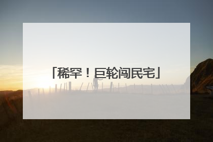 稀罕！巨轮闯民宅