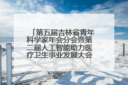第五届吉林省青年科学家年会分会暨第二届人工智能助力医疗卫生事业发展大会在长春召开