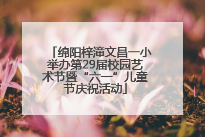 绵阳梓潼文昌一小举办第29届校园艺术节暨“六一”儿童节庆祝活动