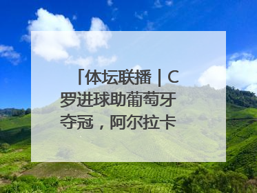 体坛联播｜C罗进球助葡萄牙夺冠，阿尔拉卡斯卫冕法网