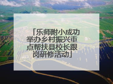 乐师附小成功举办乡村振兴重点帮扶县校长跟岗研修活动