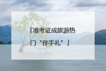 准考证成旅游热门“伴手礼”