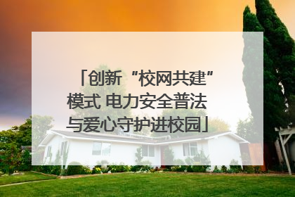 创新“校网共建”模式 电力安全普法与爱心守护进校园
