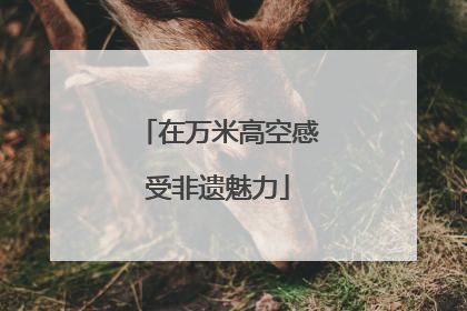 在万米高空感受非遗魅力