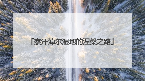 察汗淖尔湿地的涅槃之路