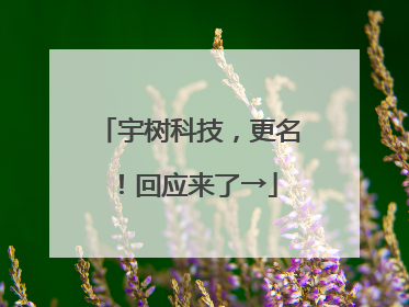 宇树科技，更名！回应来了→