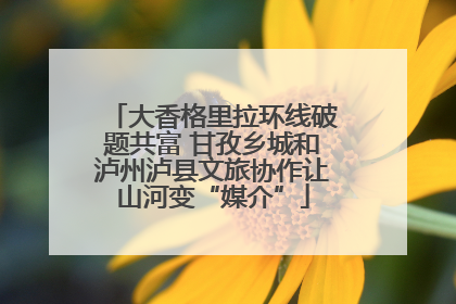 大香格里拉环线破题共富 甘孜乡城和泸州泸县文旅协作让山河变“媒介”
