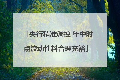 央行精准调控 年中时点流动性料合理充裕