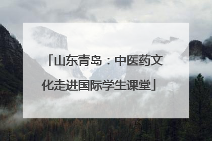 山东青岛：中医药文化走进国际学生课堂