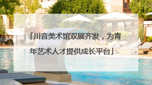 川音美术馆双展齐发，为青年艺术人才提供成长平台