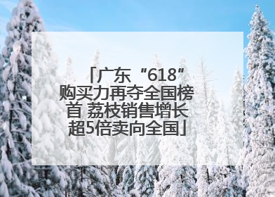 广东“618”购买力再夺全国榜首 荔枝销售增长超5倍卖向全国