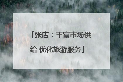 张店：丰富市场供给 优化旅游服务