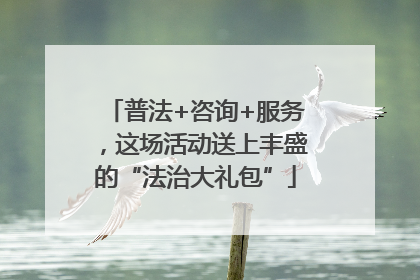 普法+咨询+服务，这场活动送上丰盛的“法治大礼包”