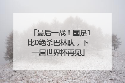 最后一战！国足1比0绝杀巴林队，下一届世界杯再见