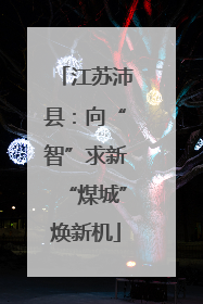 江苏沛县：向“智”求新“煤城”焕新机