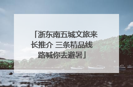 浙东南五城文旅来长推介 三条精品线路喊你去避暑