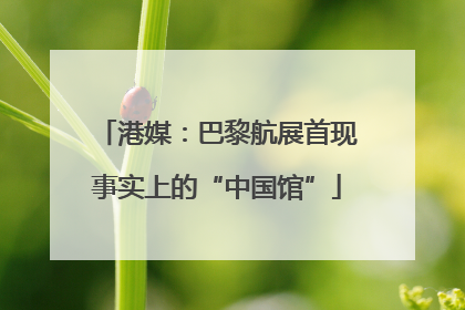 港媒：巴黎航展首现事实上的“中国馆”