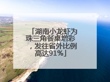 湖南小龙虾为珠三角餐桌增彩，发往省外比例高达91%