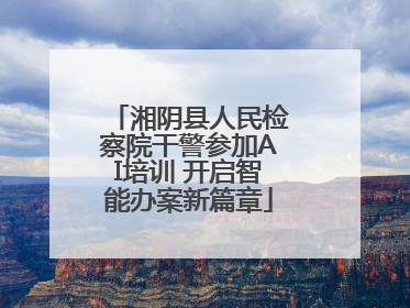 湘阴县人民检察院干警参加AI培训 开启智能办案新篇章