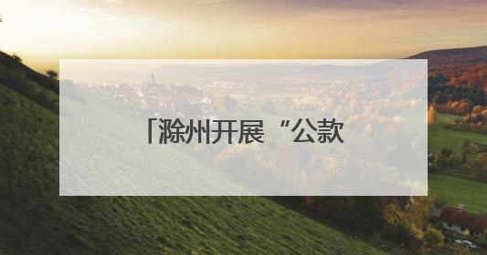 滁州开展“公款私存”专项整治