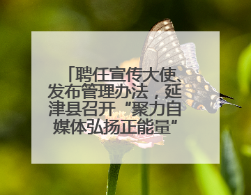 聘任宣传大使、发布管理办法，延津县召开“聚力自媒体弘扬正能量”联席会