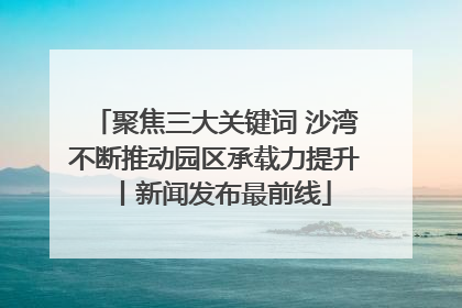 聚焦三大关键词 沙湾不断推动园区承载力提升丨新闻发布最前线