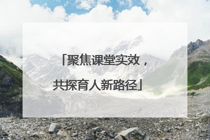 聚焦课堂实效，共探育人新路径