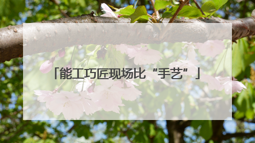 能工巧匠现场比“手艺”