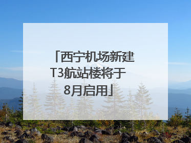 西宁机场新建T3航站楼将于8月启用