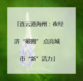 连云港海州：夜经济“破圈” 点亮城市“新”活力