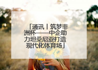 通讯丨筑梦非洲杯——中企助力坦桑尼亚打造现代化体育场
