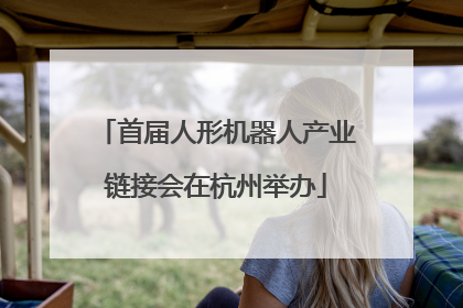 首届人形机器人产业链接会在杭州举办