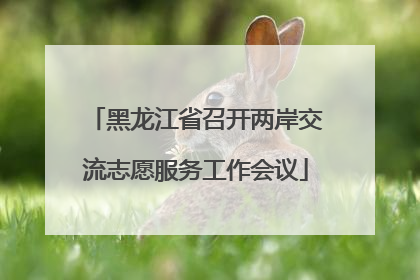 黑龙江省召开两岸交流志愿服务工作会议