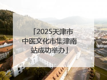 2025天津市中医文化市集津南站成功举办