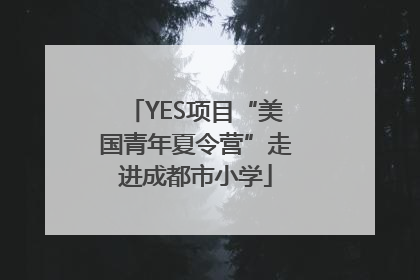 YES项目“美国青年夏令营”走进成都市小学